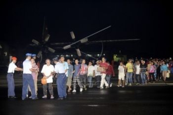 Sedih dan Gembira TKI "Tumpah" di Hercules
