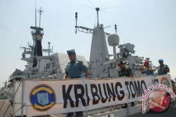 KRI Bung Tomo Pulang Usai Evakuasi AirAsia