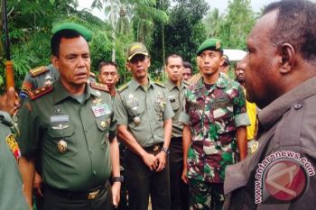 Pangdam kerahkan Denzipur bangun jembatan darurat di Nimbokrang