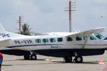 Susi Air Lakukan Penerbangan Perdana Indragiri Hilir-Pekanbaru
