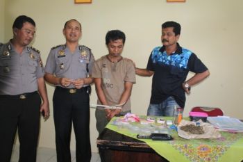 Polres Agam Tangkap Pengedar Narkoba