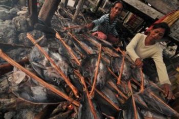Musim Hujan, Pengrajin Ikan Asap Semarang Keluhkan Cuaca