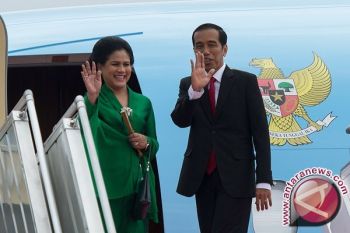 Presiden Jokowi tiba di Gorontalo