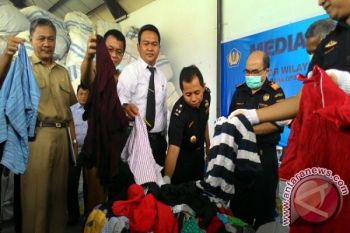 Pakaian Bekas Bernilai Rp9,3 Miliar Ditangkap Bea Cukai