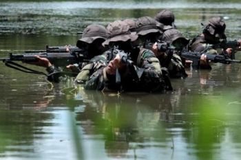 Latihan Patroli Rawa