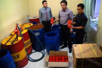 Bongkar Pabrik Oli Palsu, Kodim Semarang Amankan Ribuan Botol Oli