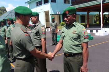 160 prajurit Korem Santiago naik pangkat 