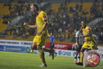 Sriwijaya FC bermain imbang lawan PBR