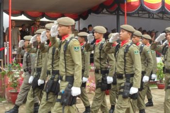 Gubernur Pimpin Apel Besar HUT Satpol PP