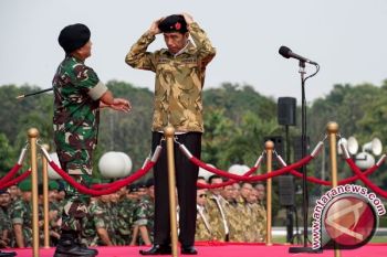 Jokowi Diangkat Sebagai Warga Kehormatan Pasukan Khusus