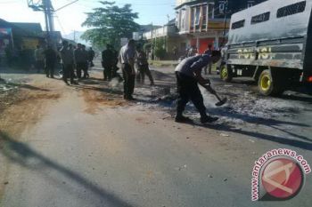 Pascabentrok Situasi Kota Taliwang Mulai Kondusif