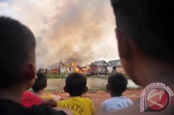 Kebakaran hanguskan 25 rumah warga Panca Usaha