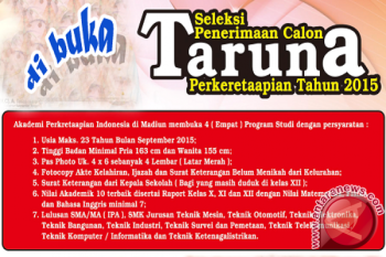 Kotawaringin Timur Gagal Kirim Taruna Perkeretaapian