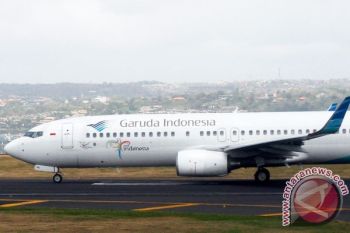 Pesawat Garuda Tergelincir di Makassar