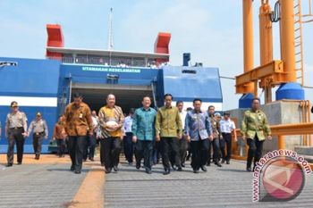 Presiden Resmikan Dermaga Bakauheni