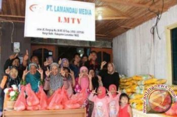 Lamandau TV Peringati 1 Tahun Dengan Aksi Sosial