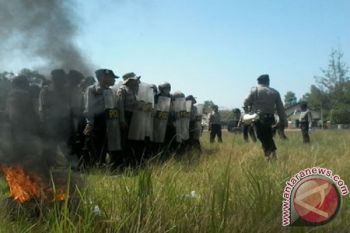 Polres Lampung Timur Gelar Simulasi Penanggulangan Demonstrasi