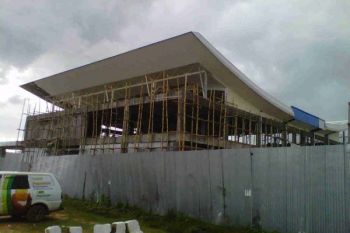 Bupati Berharap Pembangunan Terminal Bandara Tepat Waktu