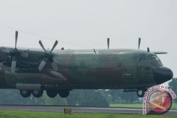 Terdengar Ledakan Saat Pesawat Hercules Jatuh 