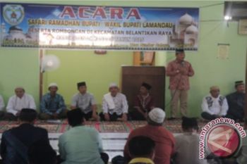 Bupati Lamandau Safari Ramadhan Ke Menthobi dan Belantikan Raya