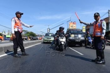 Arus Mudik di Jalur Pantura Pekalongan Lancar 