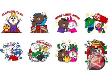 LINE Perkenalkan Stiker Animasi Lebaran