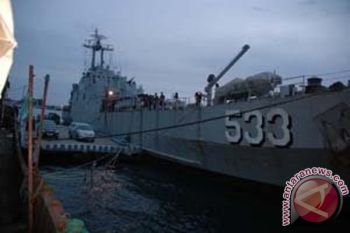 350 Pemudik di Sampit Diangkut Kapal Perang Menuju Semarang 