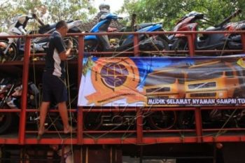 197 Motor Pemudik Siap Diangkut ke Jakarta