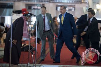 Presiden Jokowi Sambut Presiden Turki di Istana Merdeka