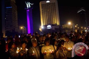 Komunitas Pegiat HAM Nyalakan 1.000 Lilin