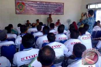 Distankanak Barito Utara Sosialisasi Penegakan Hukum Kelautan 