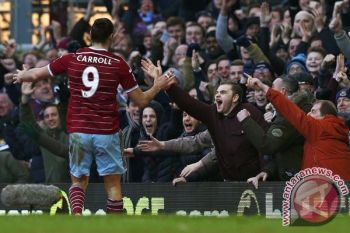 Arsenal dipermalukan West Ham 0-2 pada laga perdana