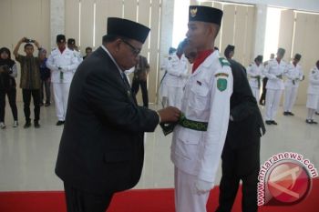Paskibraka Kabupaten Sukamara Dikukuhkan Bupati