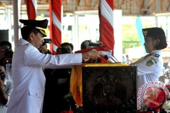 Upacara 17 Agustus di Barut Berjalan Hikmat