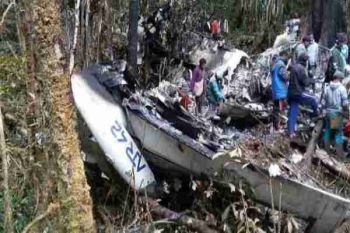 Sisa-sisa korban Trigana dibawa ke Jayapura