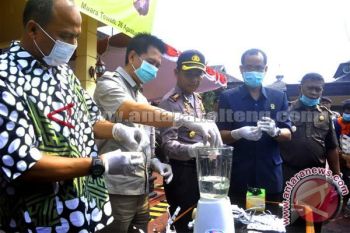 Polres Barito Utara Musnahkan Sabu Dan Zenith 