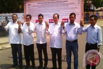 KPU Kotim Gelar Deklarasi Kampanye Damai 