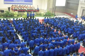 PCR Lantik 611 Mahasiswa Baru, Dihadiri Dirjen Belmawan Kemenristek Dikti