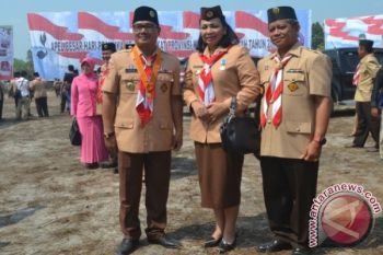 Cagub Willy M Yoseph Hadiri Hari Pramuka