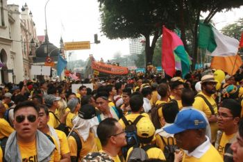 Aksi "Bersih 4.0" Dihadiri Puluhan Ribu  Warga Malaysia