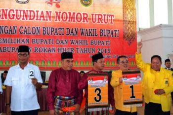 4 Paslon Bupati Rohil Saling Klaim Angka Keberuntungan