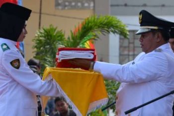 Upacara 1 Agustus Di Bengkalis Berlangsung Lancar