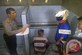 19 Adegan Diperagakan Tersangka Pembunuh Pemuka Agama