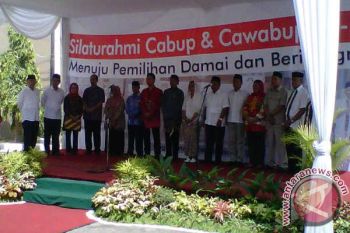 Delapan pasangan cabup DIY sepakati pilkada damai 