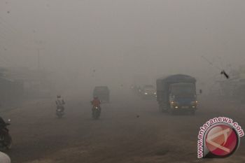 Kabut Asap Sampit Makin Parah