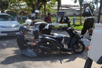 Denpom Kendari Tertibkan Kendaraan Beratribut Militer