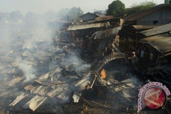 Pasar Kayu Muntilan Ludes Terbakar