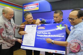 XL-Indomaret kerja sama saluran penjualan        