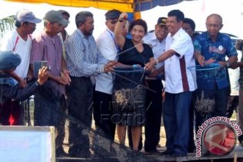 Menteri KP Bantu Excavator Bagi Petambak Udang Dolago