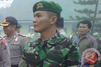 TNI Bantu Padamkan Kebakaran Lahan di Kotim